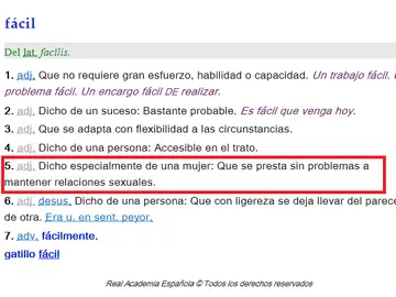 La definición de la RAE de la palabra 'fácil' La definición de la RAE de la palabra 'fácil'