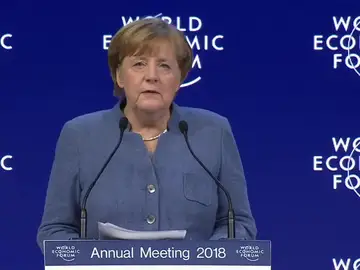 Merkel advierte contra el proteccionismo de Trump: "¿Hemos aprendido de la Historia o no?" Merkel advierte contra el proteccionismo de Trump: "¿Hemos aprendido de la Historia o no?"