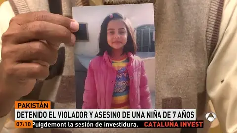 La Policía detiene al sospechoso de la violación y el asesinato de una niña en Pakistán La Policía detiene al sospechoso de la violación y el asesinato de una niña en Pakistán