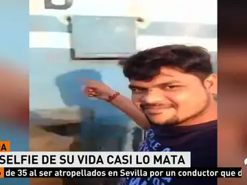 Un hombre sobrevive tras ser golpeado brutalmente por un tren mientras intentaba hacerse un selfie Un hombre sobrevive tras ser golpeado brutalmente por un tren mientras intentaba hacerse un selfie