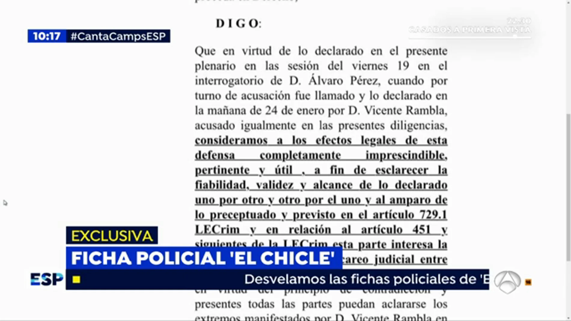 'El Bigotes' solicita al juez un careo con Vicente Rambla por la financiación ilegal del Partido Popular