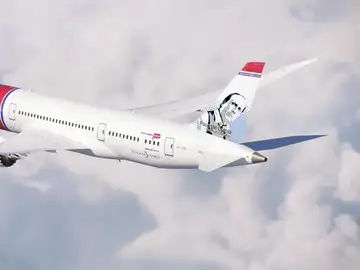 Avión de la aerolínea Norwegian con la imagen de Paco de Lucía Avión de la aerolínea Norwegian con la imagen de Paco de Lucía
