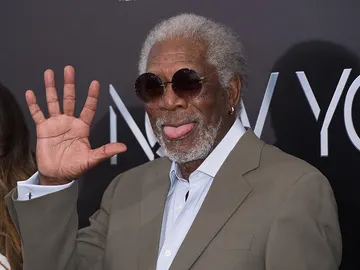 El actor Morgan Freeman El actor Morgan Freeman