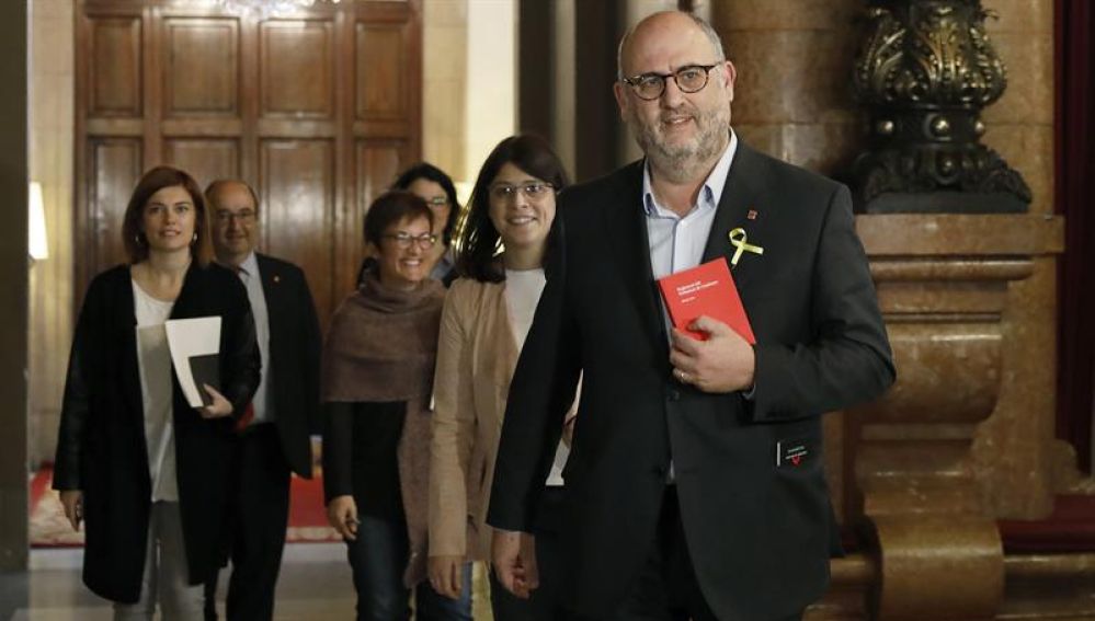 Eduard Pujol, portavoz de JxCat