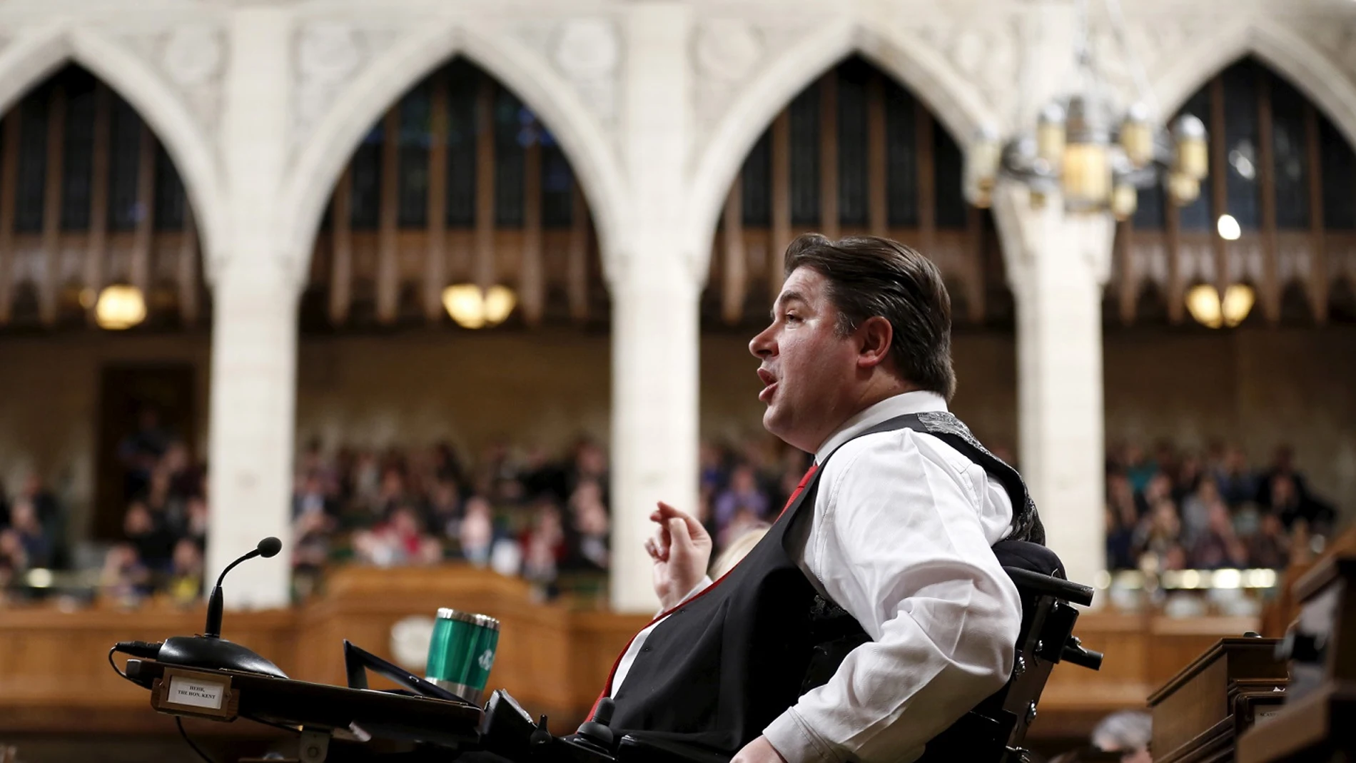 El exministro de Deporte y Personas con Discapacidades de Canadá, Kent Hehr El exministro de Deporte y Personas con Discapacidades de Canadá, Kent Hehr