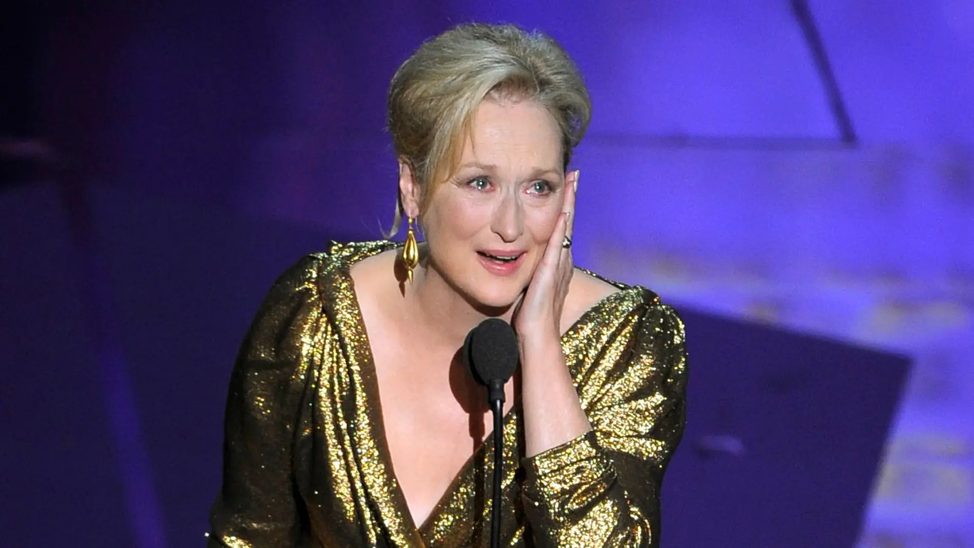 Meryl Streep emocionada