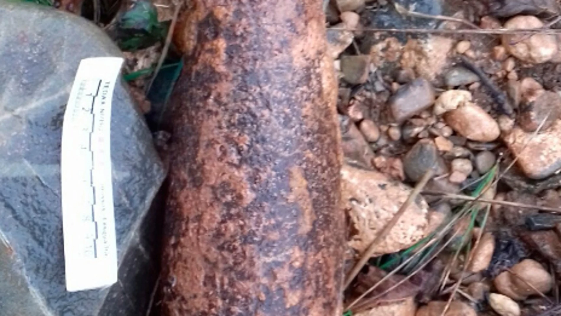 Proyectil de la Guerra Civil hallado en Tarragona Proyectil de la Guerra Civil hallado en Tarragona