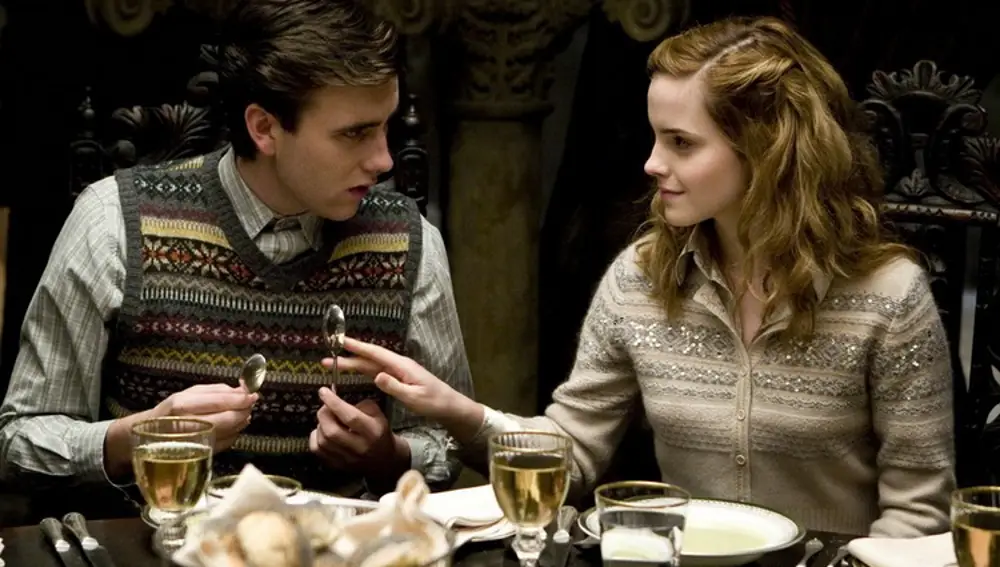 Neville y Hermione en 'Harry Potter'