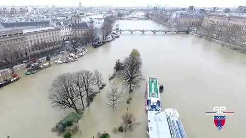 El Sena no alcanzará los niveles de 2016 pero París sigue en alerta El Sena no alcanzará los niveles de 2016 pero París sigue en alerta