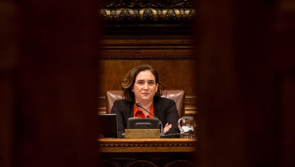 La alcaldesa de Barcelona, Ada Colau