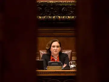 La alcaldesa de Barcelona, Ada Colau La alcaldesa de Barcelona, Ada Colau