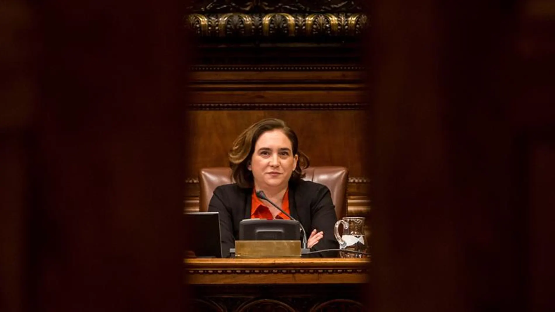 La alcaldesa de Barcelona, Ada Colau La alcaldesa de Barcelona, Ada Colau