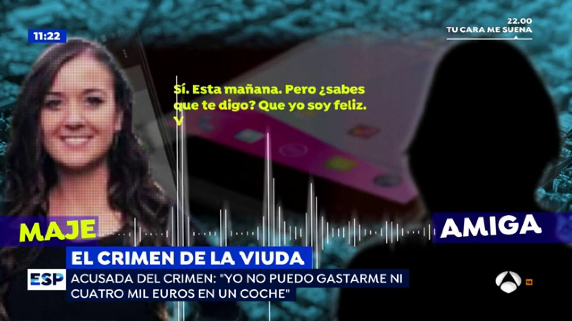 La reveladora conversaci&oacute;n de la viuda de Novelda con una amiga tras la muerte de su marido: "Yo soy feliz"