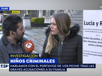 El portavoz de 'Los Pichis' denuncia el acoso que viven tras el asesinato de los ancianos en Bilbao: "No tenemos nada que ver" El portavoz de 'Los Pichis' denuncia el acoso que viven tras el asesinato de los ancianos en Bilbao: "No tenemos nada que ver"