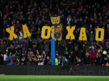 El Camp Nou, ante el Espanyol