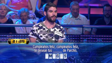 El concursante de '¡Ahora Caigo!' que no se sabe la letra del 'Cumpleaños feliz'