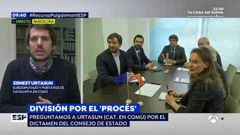 Urtasun: "Se está alargando una agonía de forma innecesaria porque todo el mundo sabe que Puigdemont no puede ser president" Urtasun: "Se está alargando una agonía de forma innecesaria porque todo el mundo sabe que Puigdemont no puede ser president"