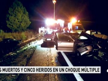 Tres fallecidos y un herido grave en una colisión múltiple en Benissa (Alicante)