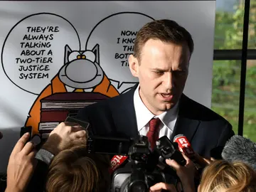 El bloguero, activista anticorrupción y líder opositor ruso Alexéi Navalni El bloguero, activista anticorrupción y líder opositor ruso Alexéi Navalni