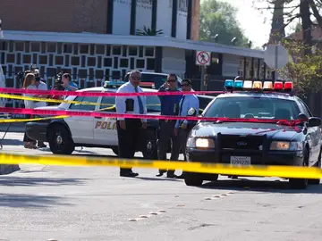 Varios coches de Policía en EEUU Varios coches de Policía en EEUU