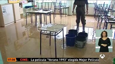 Suspenden las clases en un colegio de Valencia tras inundarse parte de sus instalaciones