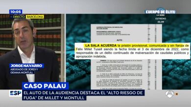 El abogado de Montull, tras la entrada en prisión de Millet y su cliente: 