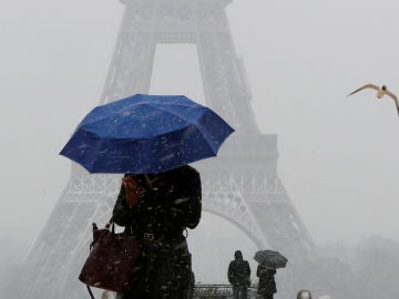 Temporal de nieve en Francia