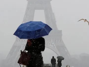 Temporal de nieve en Francia Temporal de nieve en Francia
