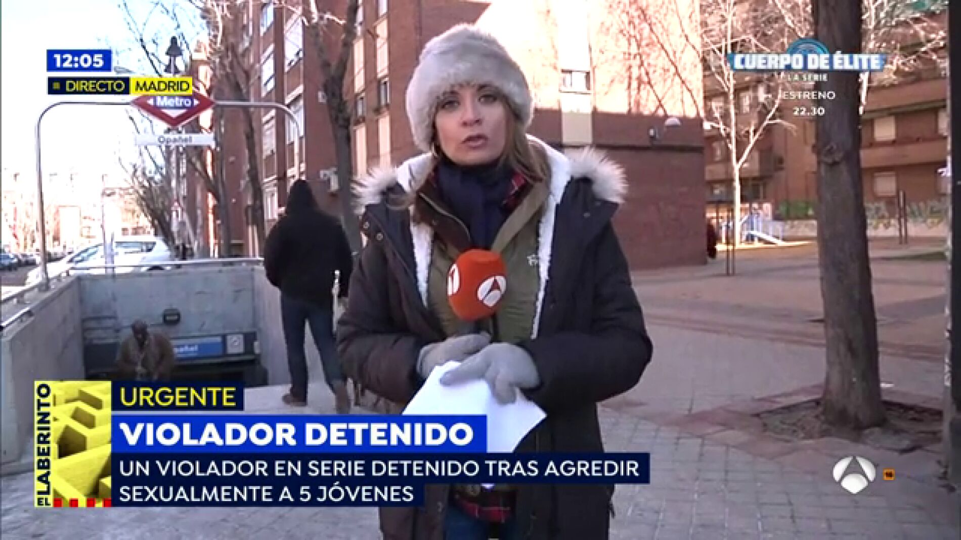 Detenido un violador en serie tras agredir sexualmente a cinco j&oacute;venes en el metro de Madrid