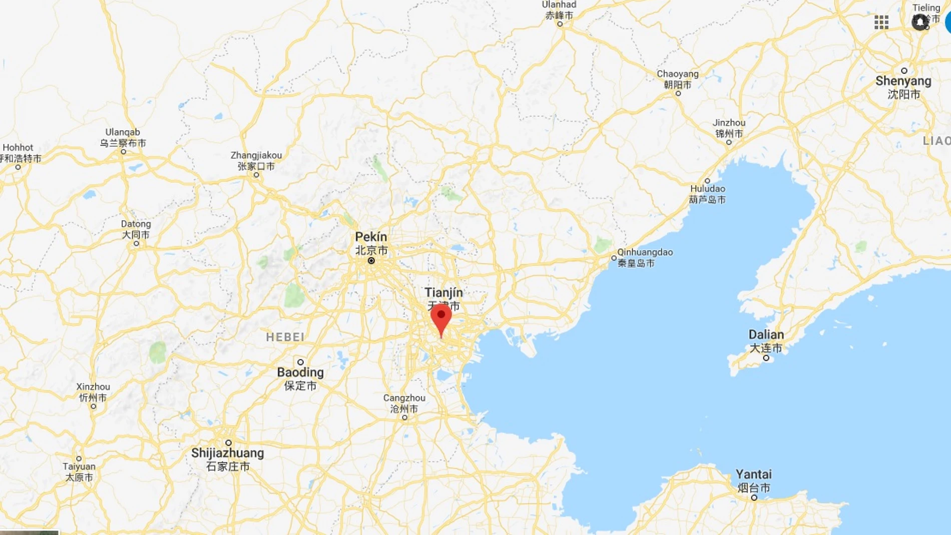 Xinli, lugar en el que se ha encontrado la tumbra en China Xinli, lugar en el que se ha encontrado la tumbra en China