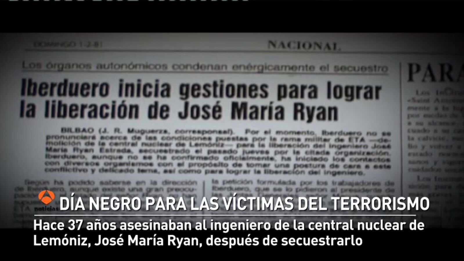 Día negro para las víctimas de ETA