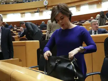 Soraya Saénz de Santamaría en el Senado Soraya Saénz de Santamaría en el Senado