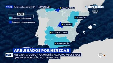 Aragón, la comunidad autónoma donde más se paga el impuesto de sucesiones