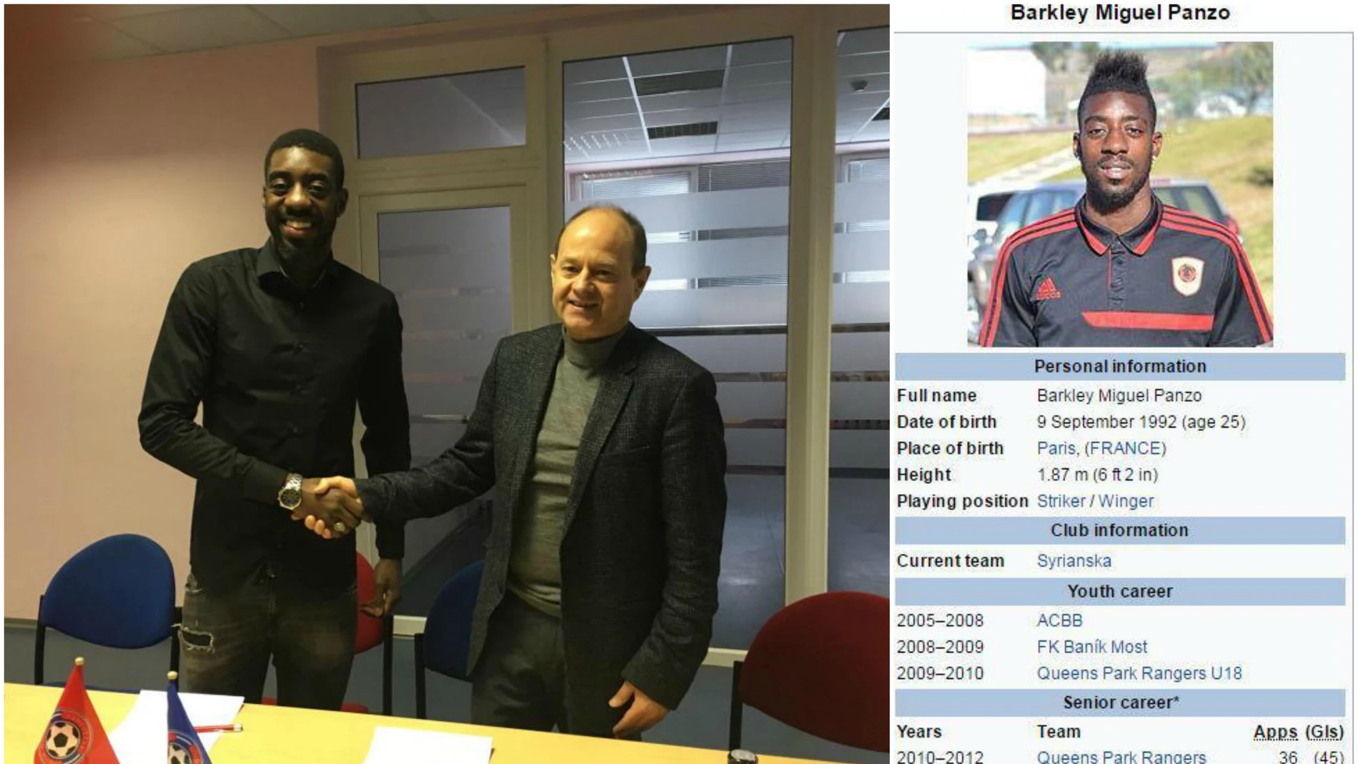 Un jugador ficha por un club europeo tras falsificar sus datos en Wikipedia Un jugador ficha por un club europeo tras falsificar sus datos en Wikipedia