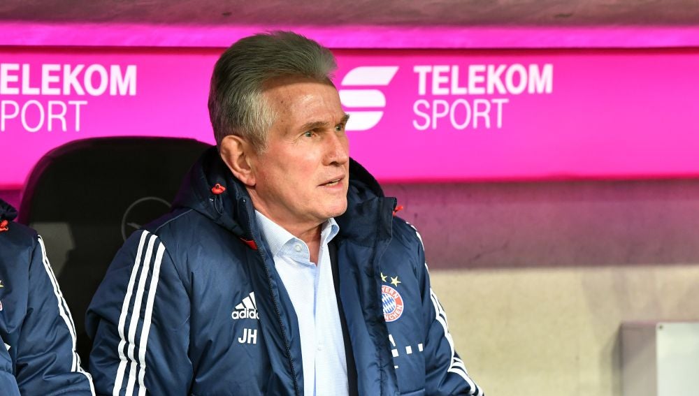 Jupp Heynckes, durante un partido del Bayern