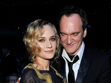 Diane Kruger junto a Quentin Tarantino Diane Kruger junto a Quentin Tarantino