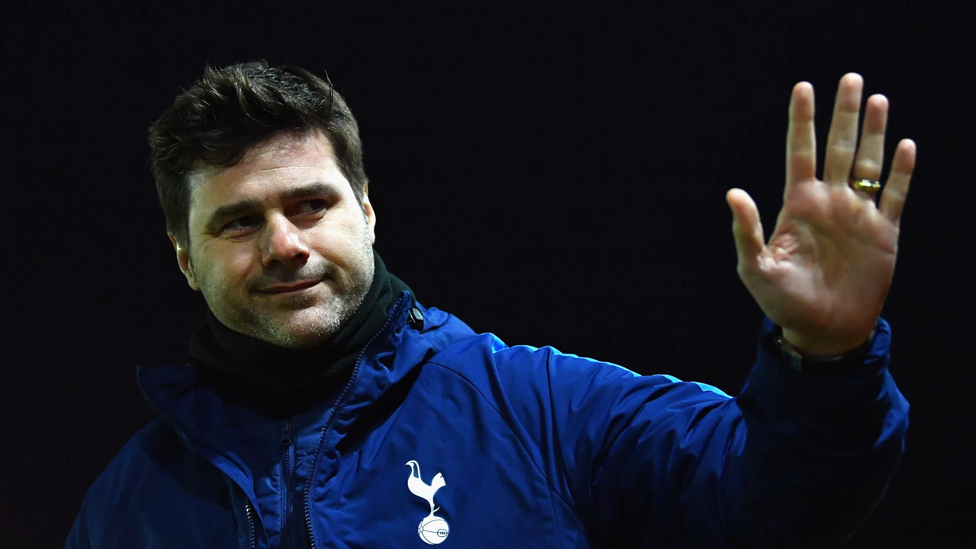 Pochettino, durante un partido Pochettino, durante un partido