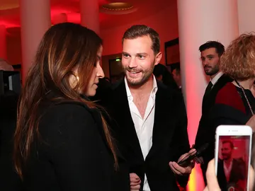 Jamie Dornan en la premiere de 'Cincuenta sombras liberadas' Jamie Dornan en la premiere de 'Cincuenta sombras liberadas'