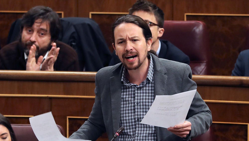 Pablo Iglesias en el Congreso de los Diputados