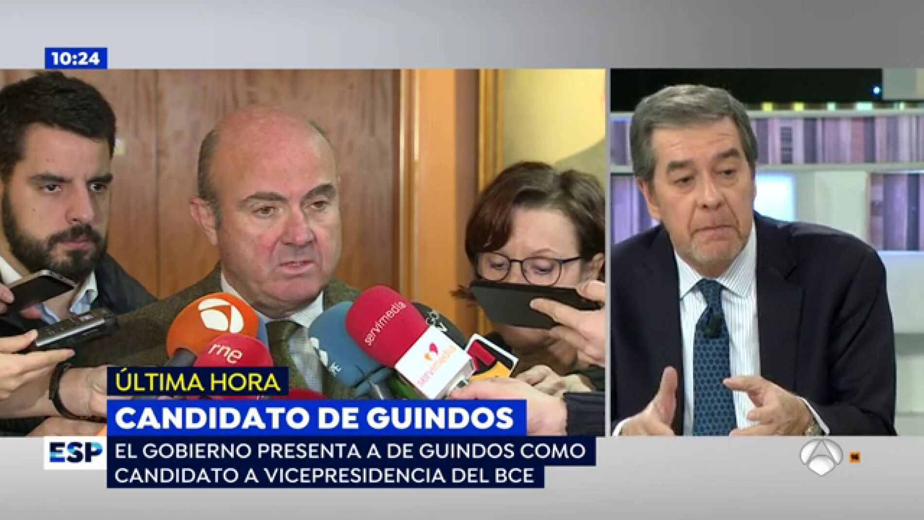 Luis de Guindos ser&aacute; el candidato espa&ntilde;ol a la vicepresidencia del BCE