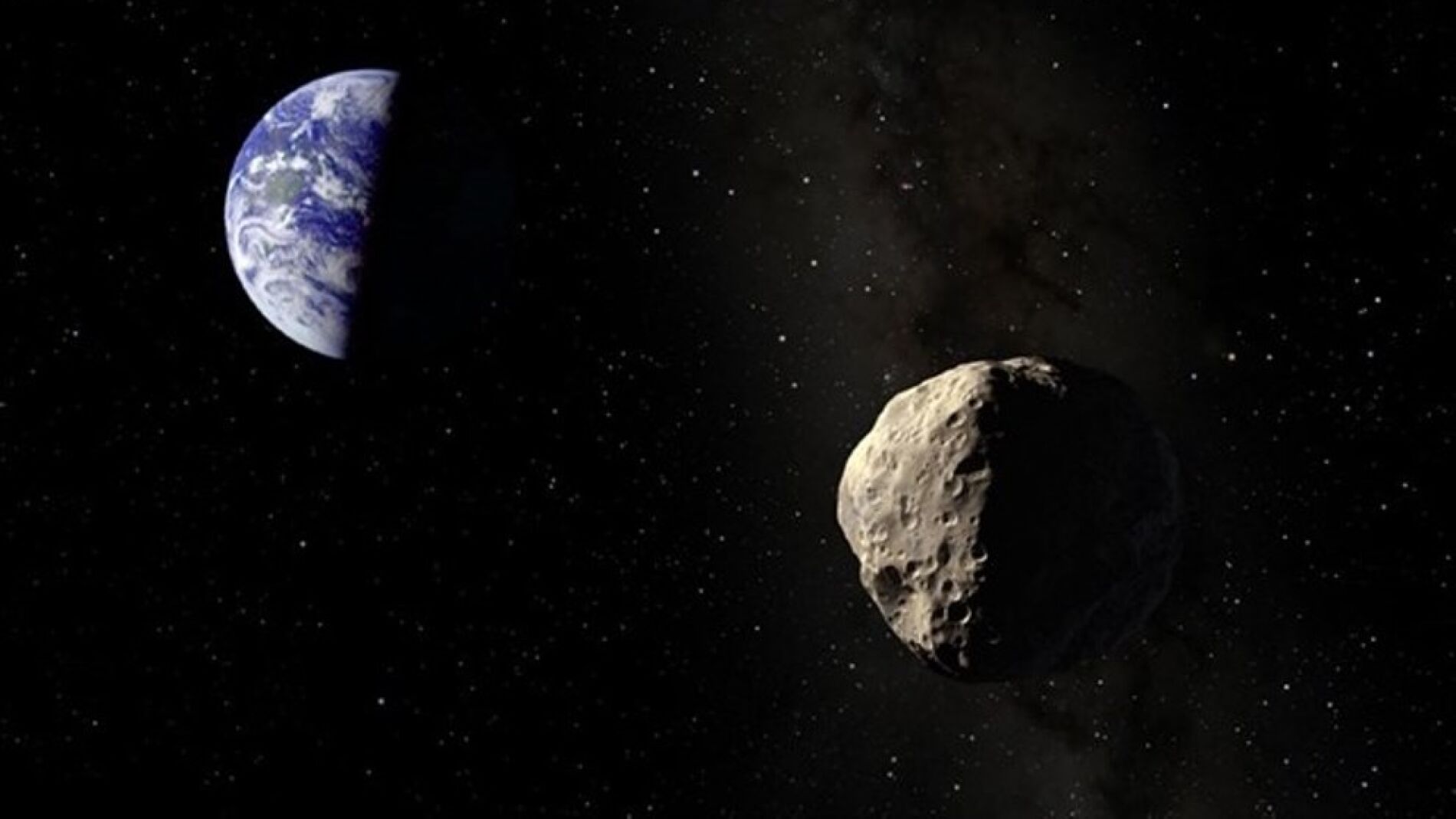 Imagen de archivo de un asteroide cerca de la Tierra