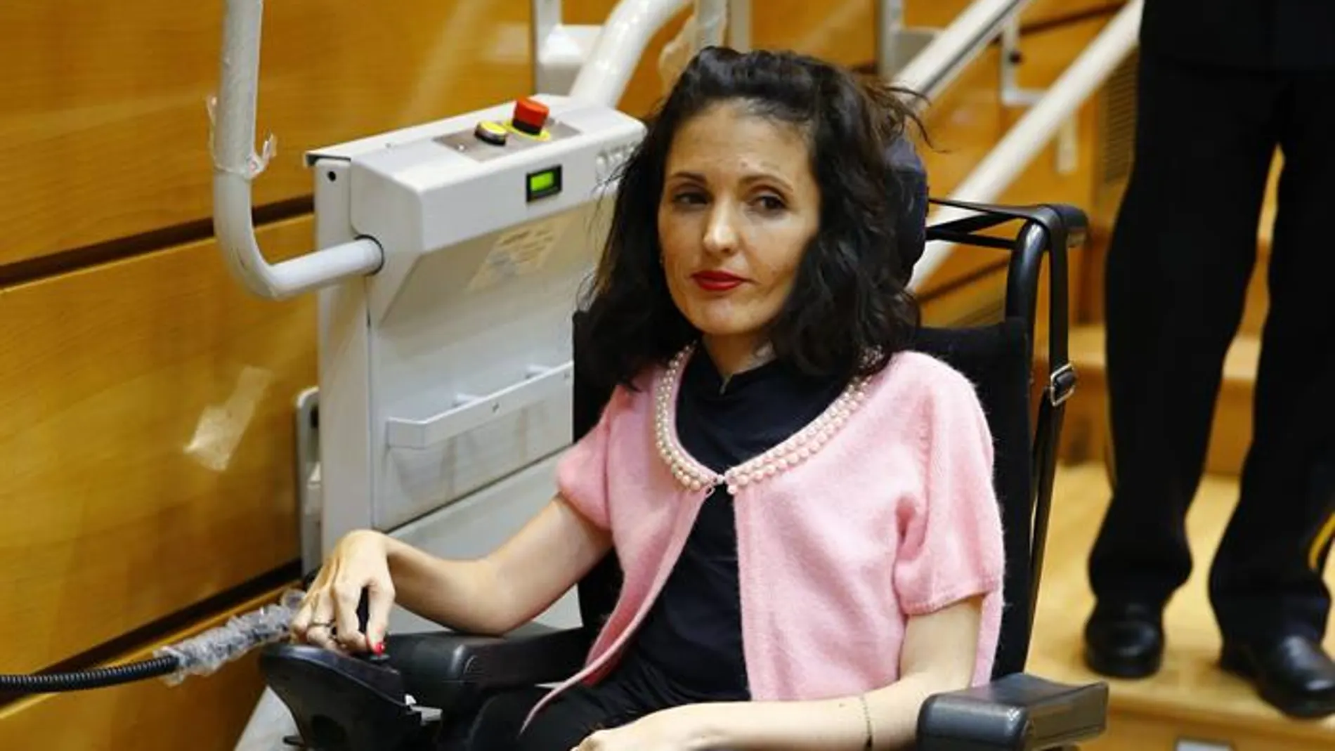 La senadora de Unidos Podemos, Virginia Felipe La senadora de Unidos Podemos, Virginia Felipe
