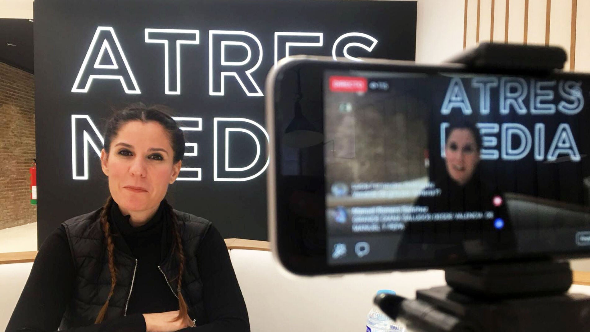 Diana Navarro en el Facebook Live.