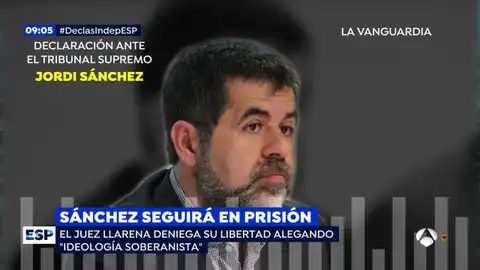 Declaración de Jordi Sànchez ante el juez Declaración de Jordi Sànchez ante el juez
