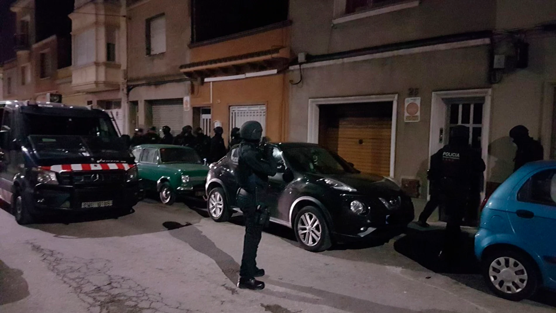 Operación policial de los Mossos Operación policial de los Mossos