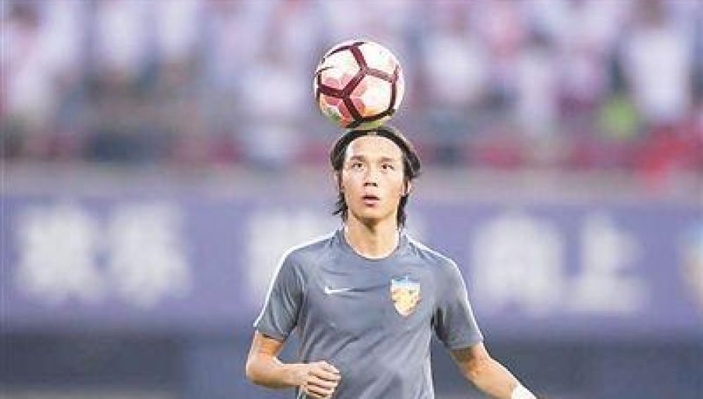 Zhang Xiuwei, durante un entrenamiento