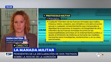 Zaida Cantera, sobre la víctima de la 'Manada' militar: 