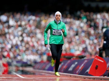 Sarah Attar, atleta en representación de Arabia Saudí