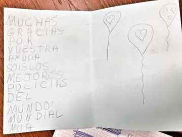 Carta de agradecimiento una niña Carta de agradecimiento una niña
