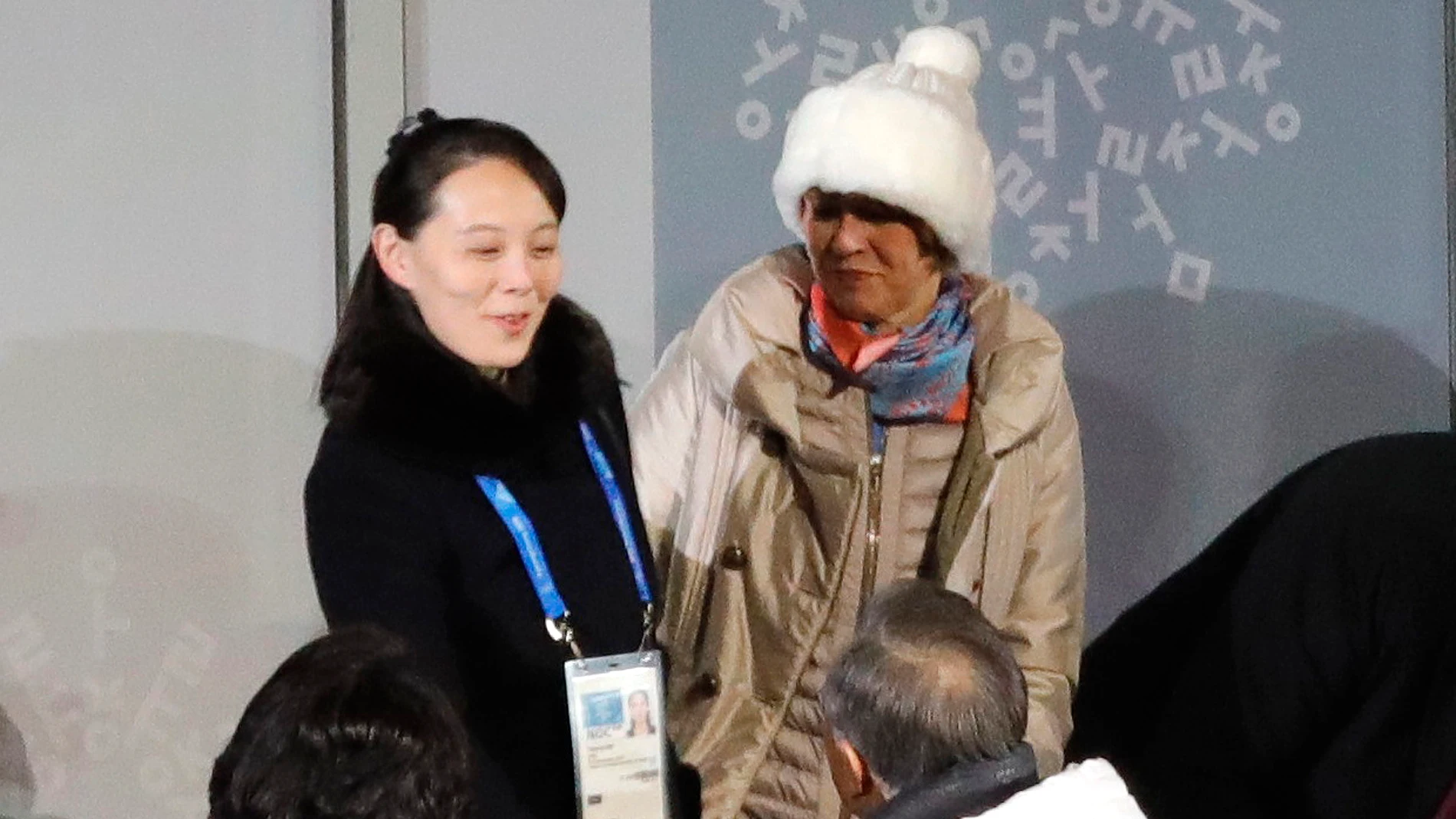La hermana de Kim Jong-Un durante los Juegos Olímpicos de Invierno La hermana de Kim Jong-Un durante los Juegos Olímpicos de Invierno
